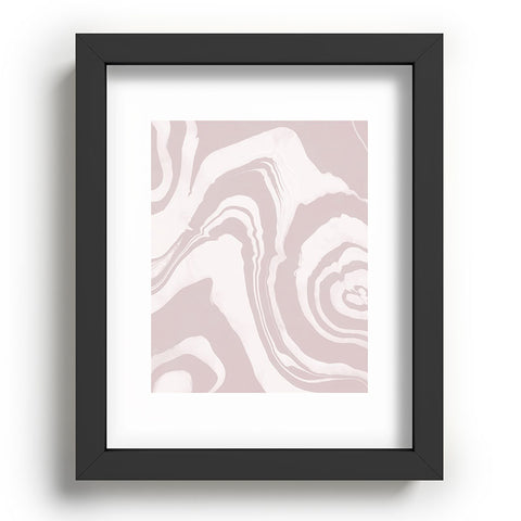 Susanne Kasielke Marble Structure Baby Pink Recessed Framing Rectangle