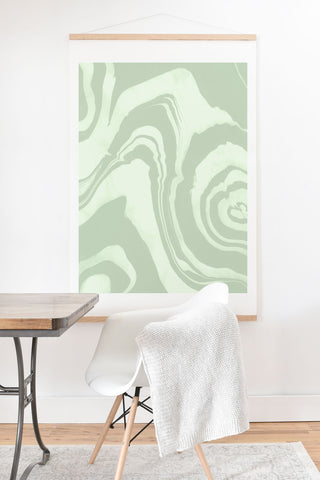 Susanne Kasielke Marble Structure Desert Sage Art Print And Hanger