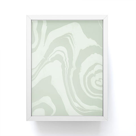 Susanne Kasielke Marble Structure Desert Sage Framed Mini Art Print