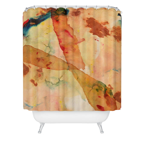Susanne Kasielke Paper Splatter Shower Curtain
