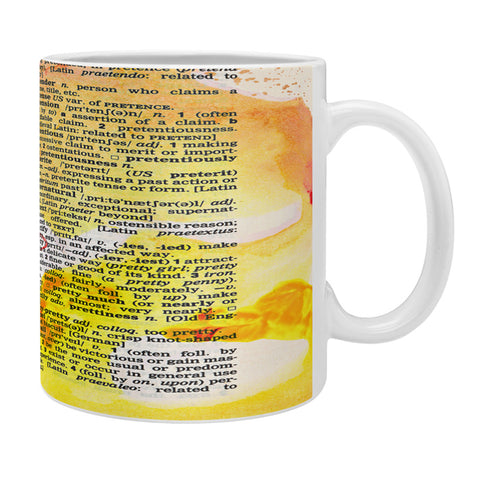 Susanne Kasielke Pretty Dictionary Art Coffee Mug