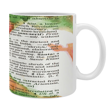 Susanne Kasielke Santa Claus Dictionary Art Coffee Mug