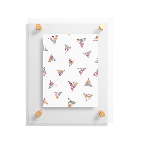 Susanne Kasielke Scandinavian Kiddo Triangles Floating Acrylic Print