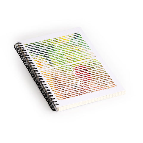 Susanne Kasielke Splashy Groove Spiral Notebook