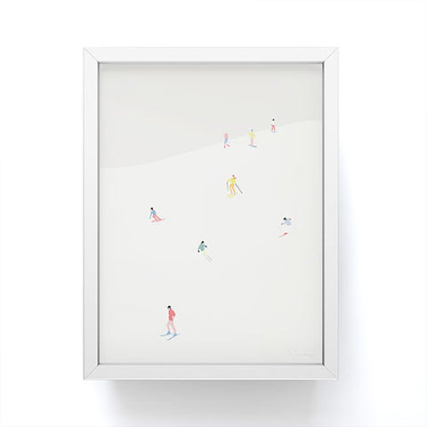 Swen Swensøn SKIBAKKEN Framed Mini Art Print