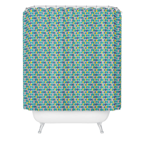 Tammie Bennett Scales Of Color Shower Curtain