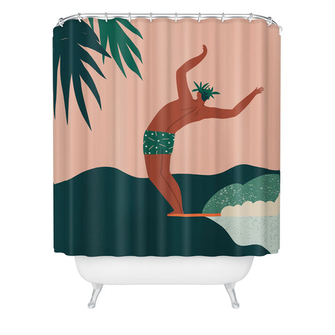Tasiania Go with a flow Shower Curtain
