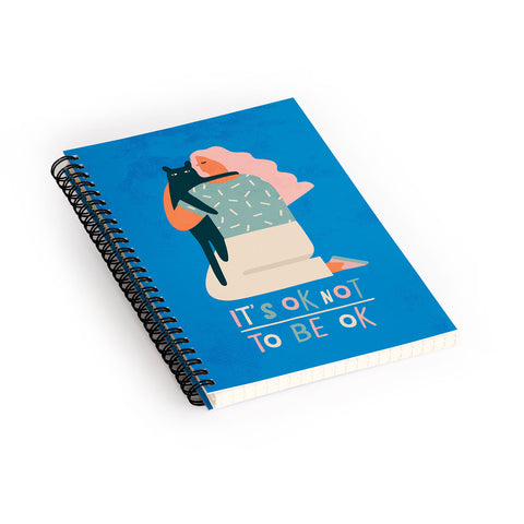 Tasiania Its ok not to be ok Spiral Notebook