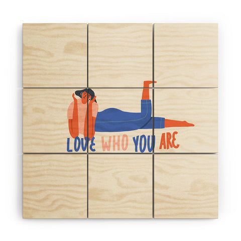 Tasiania Love who you are Wood Wall Mural