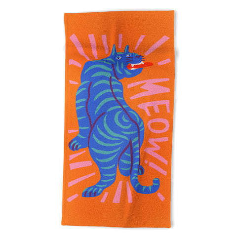 Tasiania Meow I Beach Towel