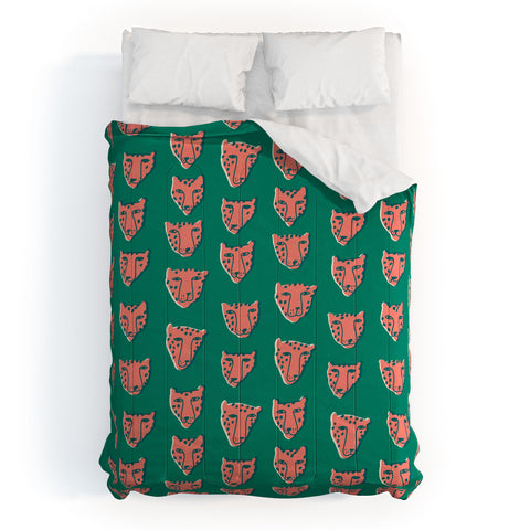 Tasiania Pink pantehrs Comforter