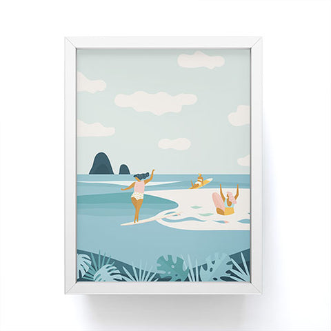 Tasiania Wave Sisters Framed Mini Art Print