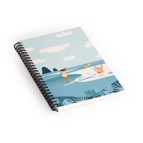 Tasiania Wave Sisters Spiral Notebook