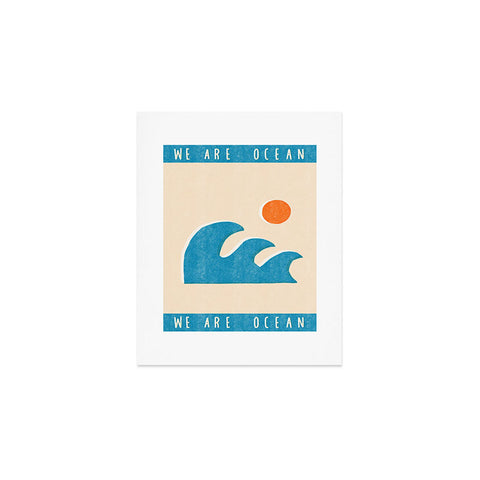 Tasiania We are ocean Art Print