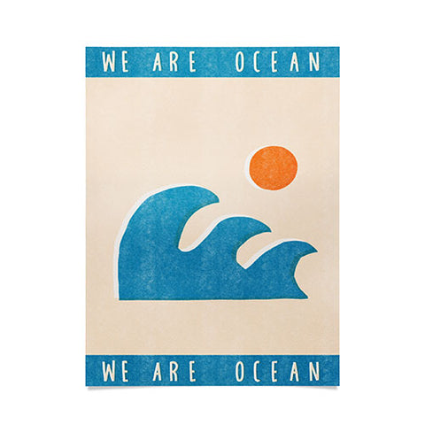 Tasiania We are ocean Poster