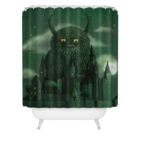 Terry Fan Age Of The Giants Shower Curtain