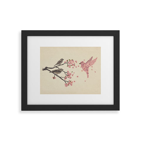 Terry Fan Blossom Bird Framed Art Print