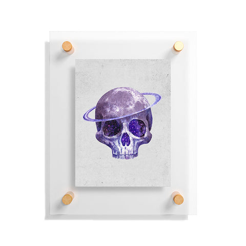 Terry Fan Cosmic Skull Floating Acrylic Print