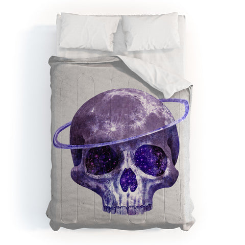 Terry Fan Cosmic Skull Comforter