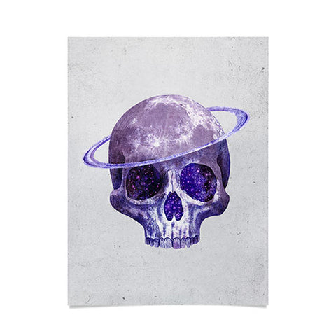 Terry Fan Cosmic Skull Poster