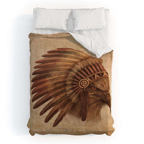 Terry Fan Eagle Chief Comforter