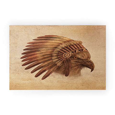 Terry Fan Eagle Chief Welcome Mat