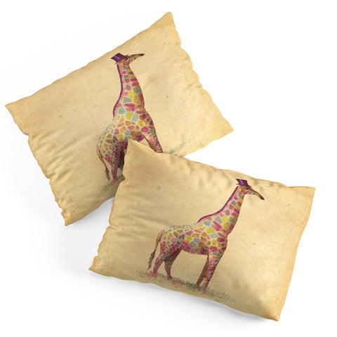Terry Fan Fashionable Giraffe Pillow Shams