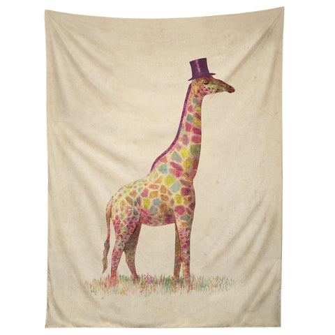 Terry Fan Fashionable Giraffe Tapestry