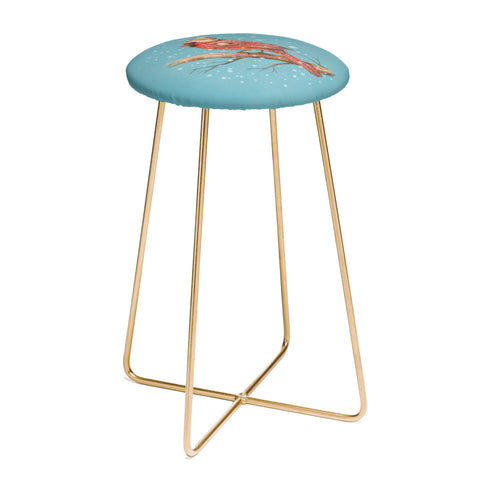 Terry Fan First Snow Counter Stool