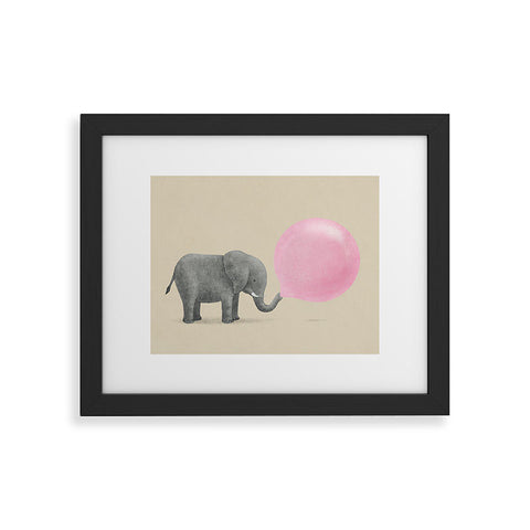 Terry Fan Jumbo Bubble Gum Framed Art Print