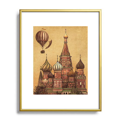 Terry Fan Moving To Moscow Metal Framed Art Print