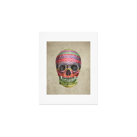 Terry Fan Navajo Skull Art Print