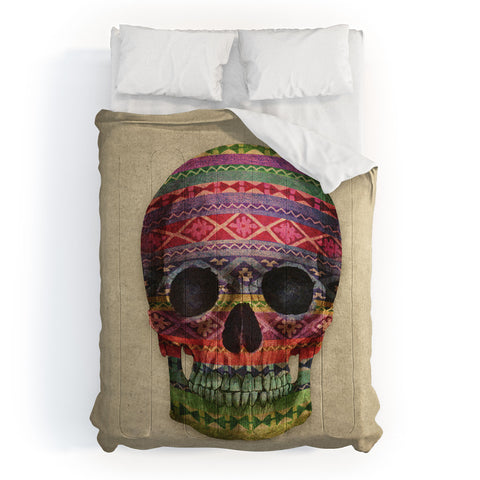 Terry Fan Navajo Skull Comforter