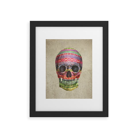 Terry Fan Navajo Skull Framed Art Print