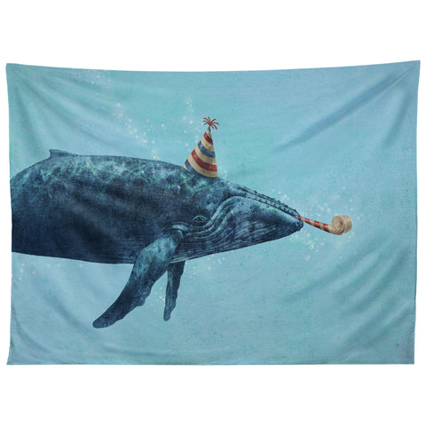 Terry Fan Party Whale Tapestry