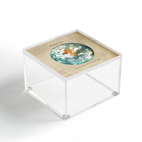 Terry Fan Planet Earth Acrylic Box
