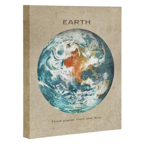 Terry Fan Planet Earth Art Canvas