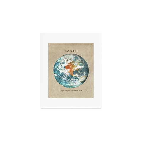 Terry Fan Planet Earth Art Print