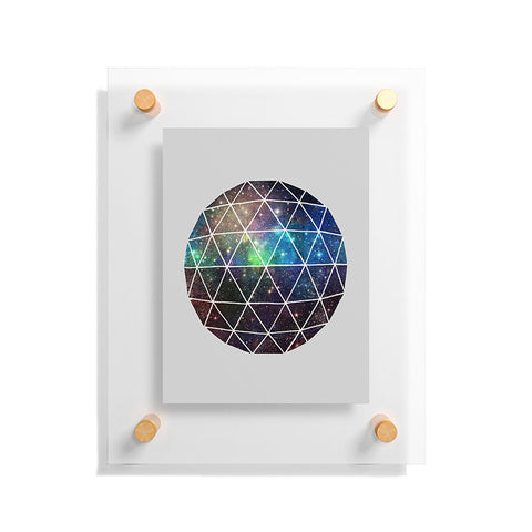 Terry Fan Space Geodesic Floating Acrylic Print