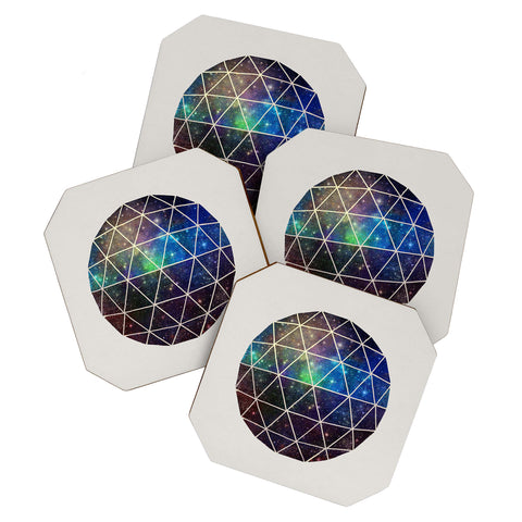 Terry Fan Space Geodesic Coaster Set