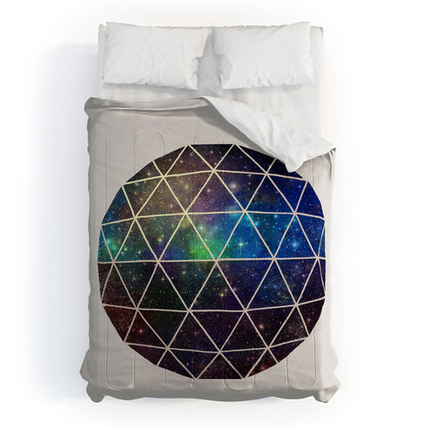 Terry Fan Space Geodesic Comforter