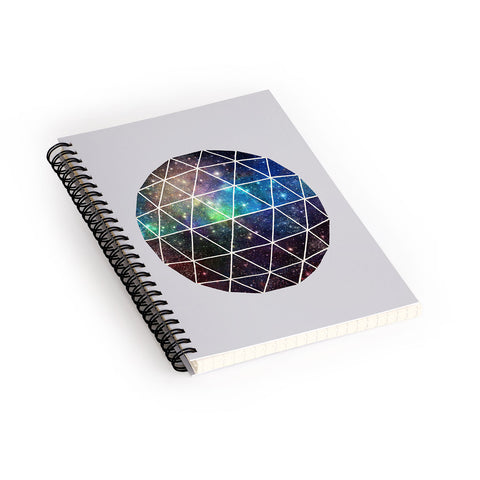 Terry Fan Space Geodesic Spiral Notebook