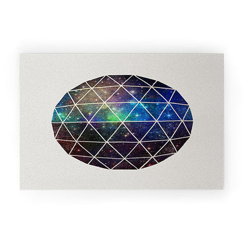 Terry Fan Space Geodesic Welcome Mat