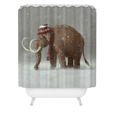 Terry Fan The Ice Age Sucked Shower Curtain
