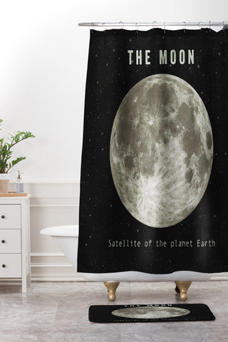 Terry Fan The Moon Shower Curtain And Mat