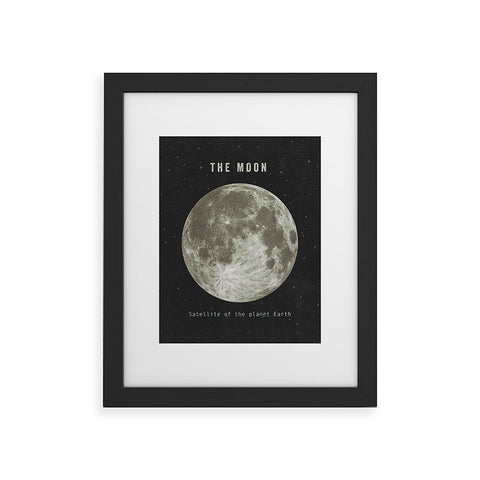 Terry Fan The Moon Framed Art Print