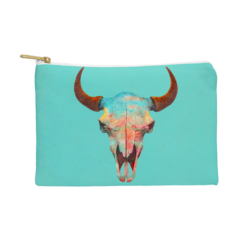 Terry Fan Turquoise Sky Pouch
