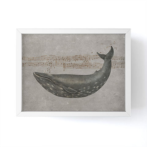 Terry Fan Whale Song Framed Mini Art Print