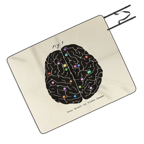 Terry Fan Your Brain On Video Games Picnic Blanket