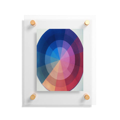 The Light Fantastic Color Wheel Floating Acrylic Print